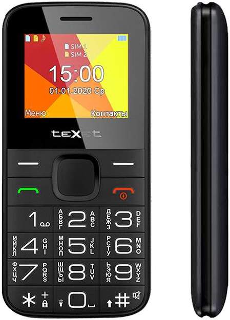 

Мобильный телефон TeXet TM-B201 черный, Мобильный телефон Texet TM-B201 черный