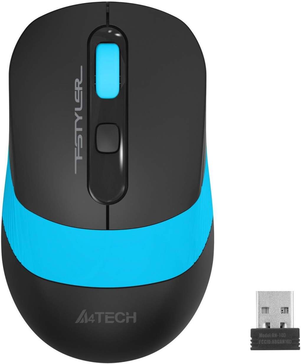 

Мышь A4Tech Fstyler FG10S черный/синий, Мышь A4Tech Fstyler FG10S (черный/голубой)