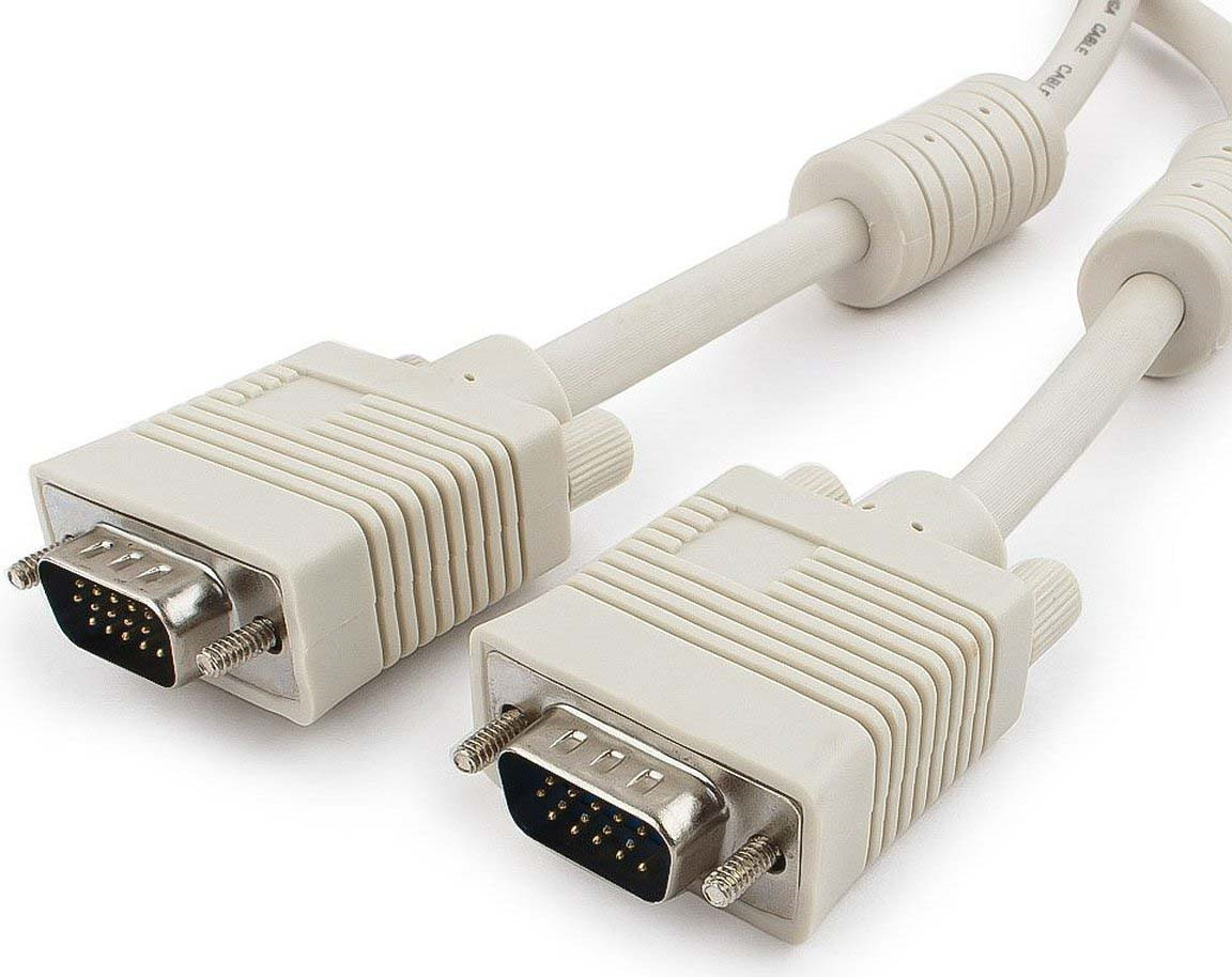 

Кабель Cablexpert CC-PPVGA-6 (белый), Кабель Cablexpert VGA Premium CC-PPVGA-6, 15M/15M, 1.8м