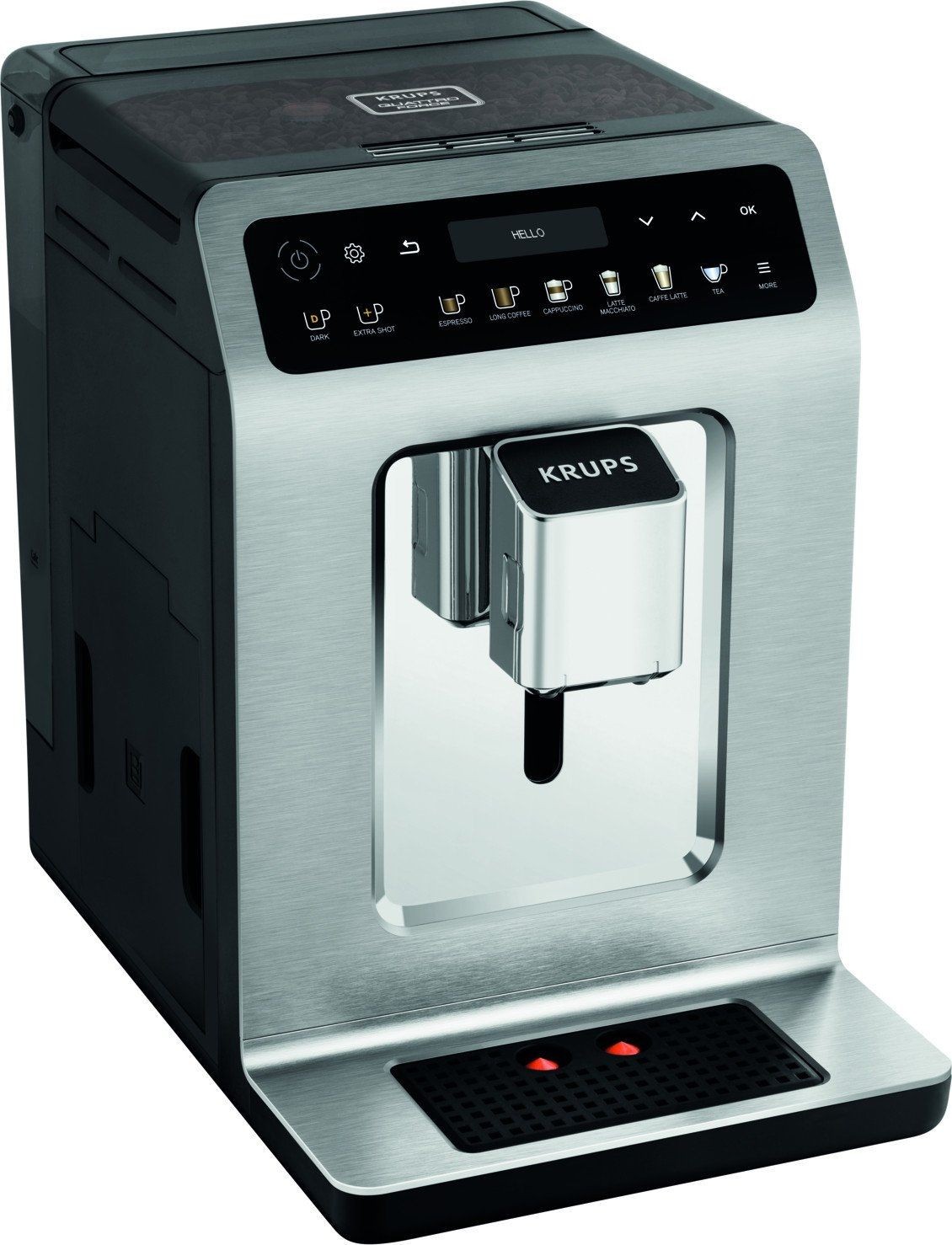 

Кофеварка Krups EA894T10 серебристый [8010000431], Кофемашина Krups EA894T10 8010000431 серебристый
