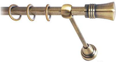 

Карниз Lm Decor Гиро 071 1р гладкий 4м антик, Гиро 071 1р гладкий 16мм 4.0м
