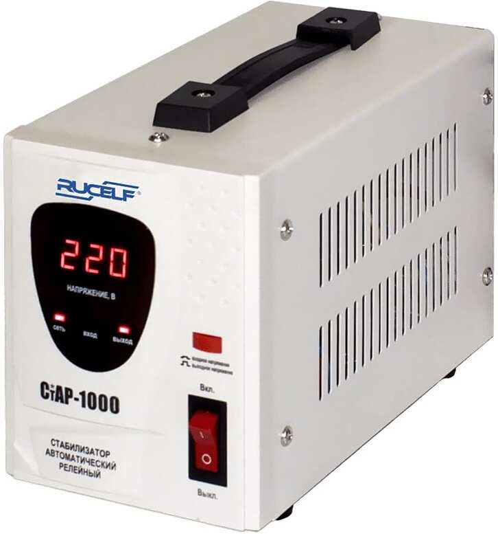 

Стабилизатор напряжения Rucelf CTAP-1000VA, Сетевой фильтр Rucelf CTAP-1000VA