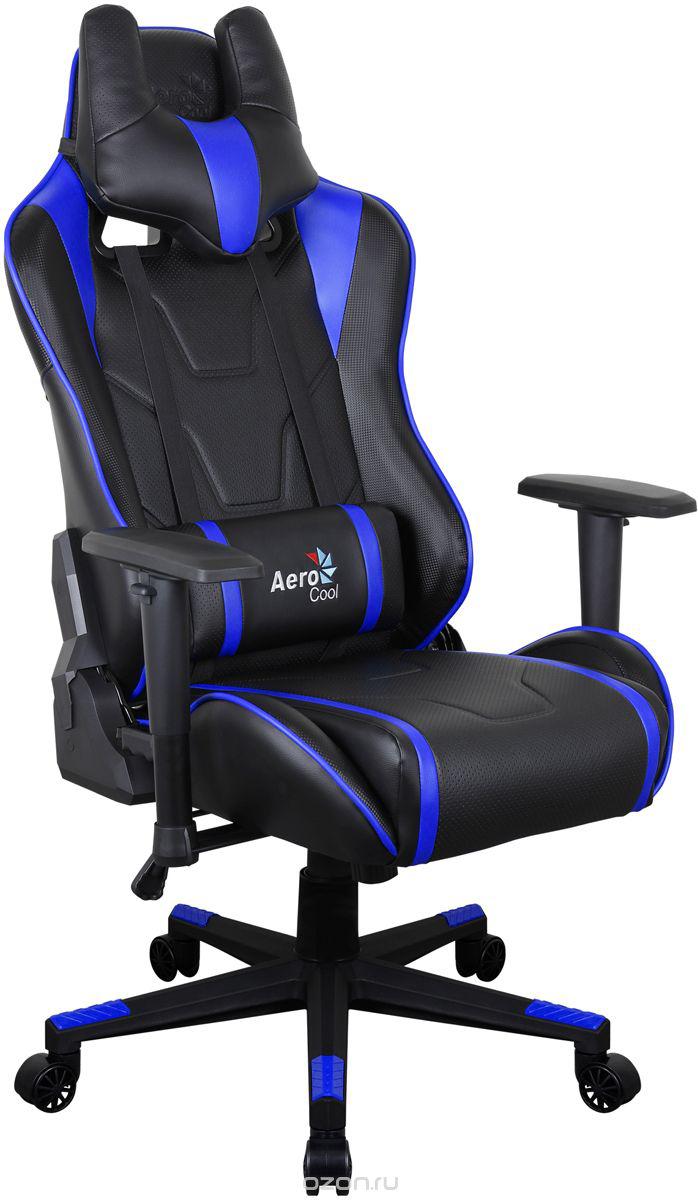 

Кресло AeroCool AC120 AIR черный/синий, AC120 AIR с перфорацией