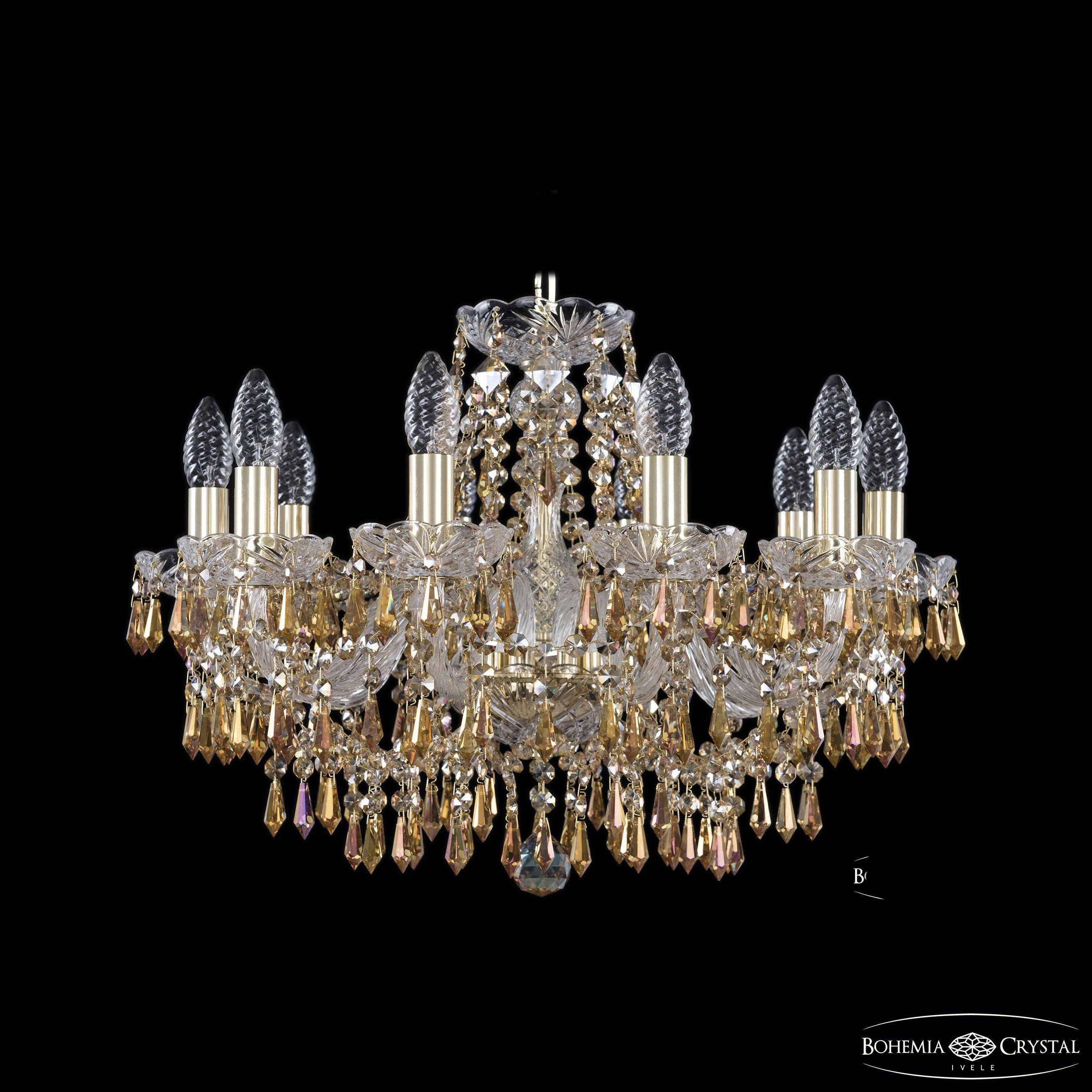 

Подвесная люстра Bohemia Ivele Crystal 1403/10/195 G R777