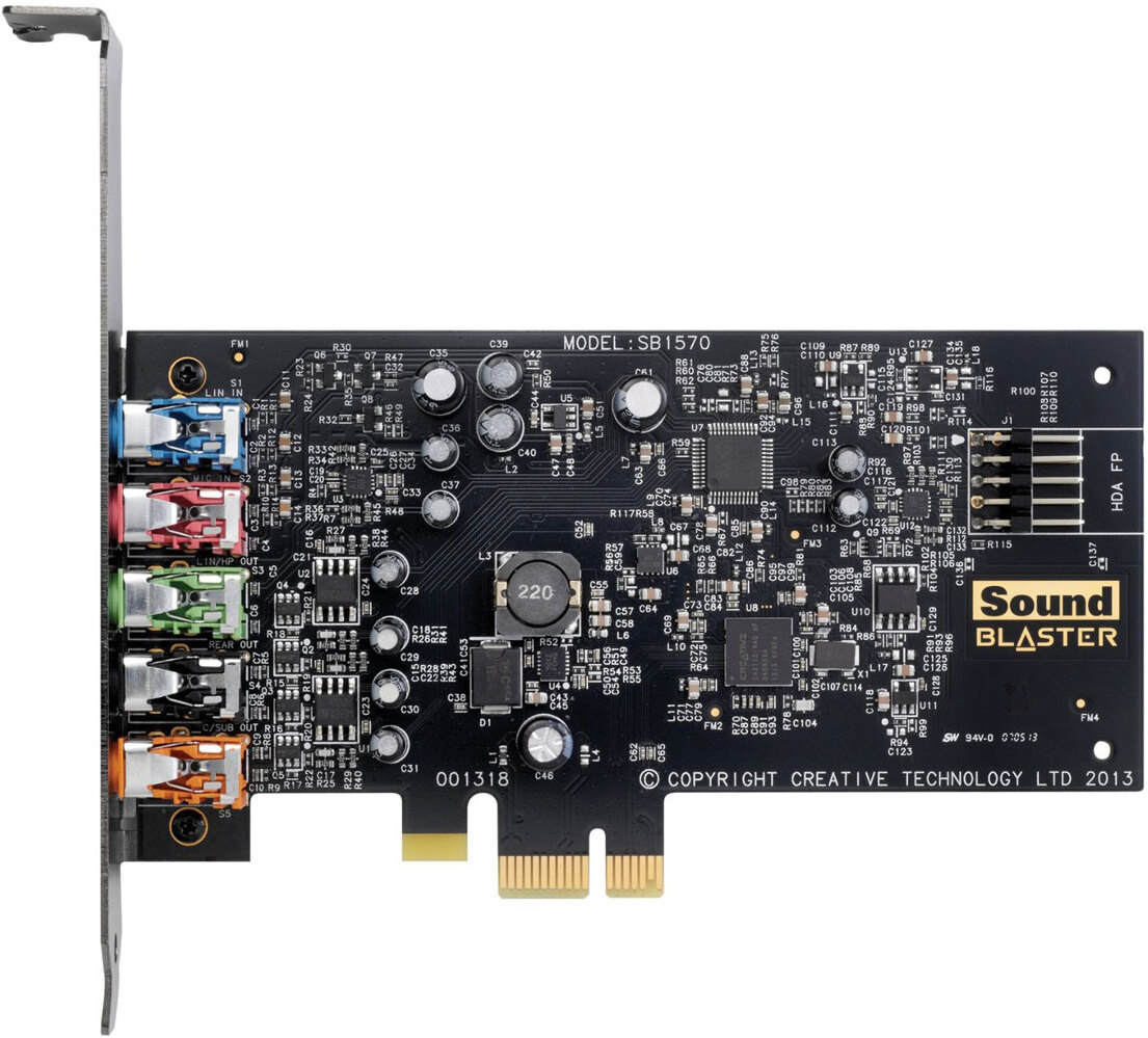 

Звуковая карта Creative PCI-E Audigy FX (70SB157000000)