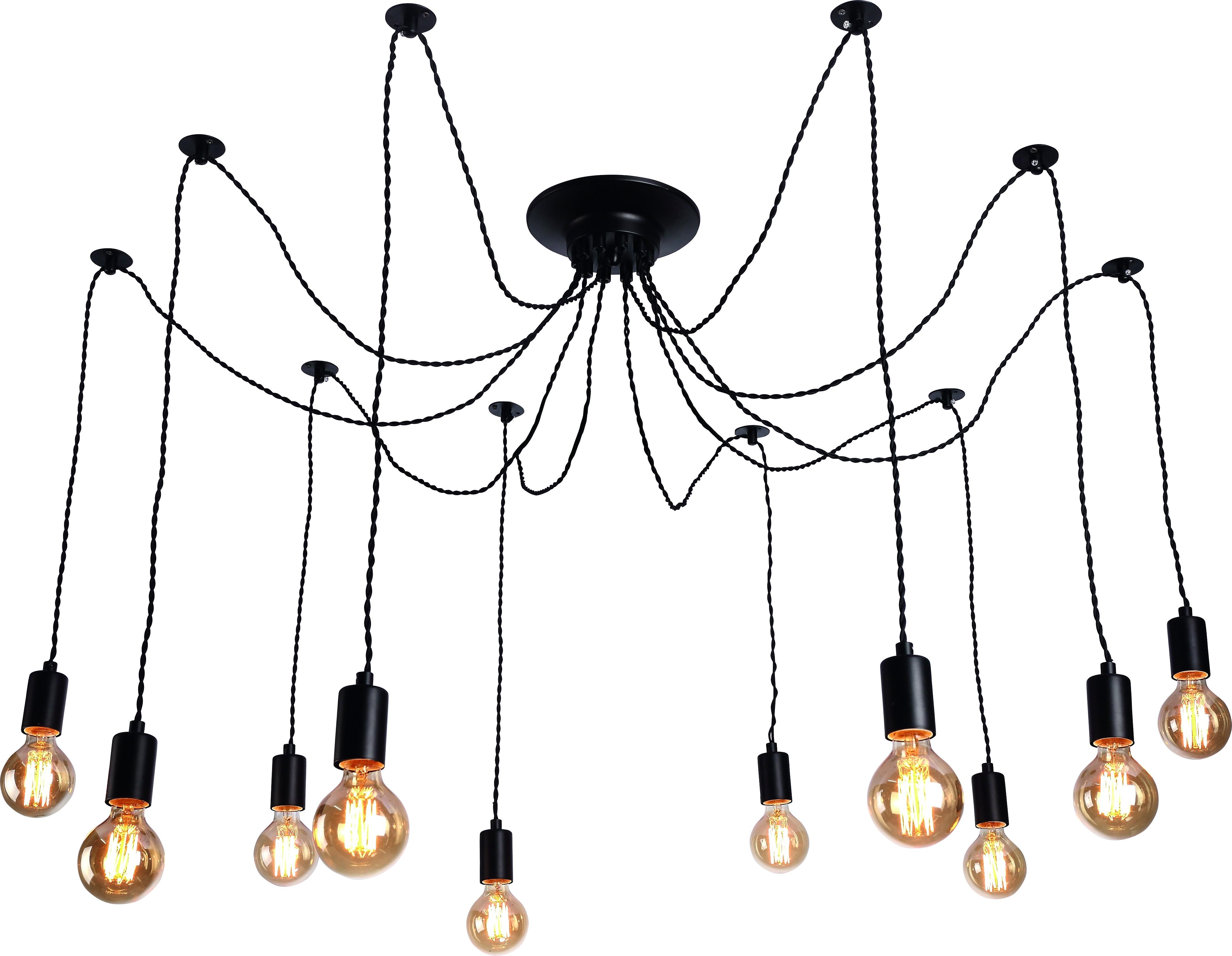 

Накладная люстра Arte Lamp A9184SP-10BK, A9184SP-10BK
