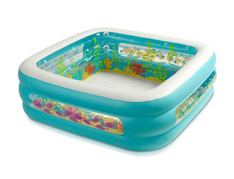 

Надувной бассейн Intex Clearview Aquarium 57471 159х159х50, Надувной бассейн Intex Sea Aquarium 57471 (159х50)