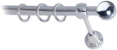

Карниз Lm Decor Шар малый 124 1р гладкий 1.6м хром, Шар малый 124 1р гладкий 16мм 1.6м