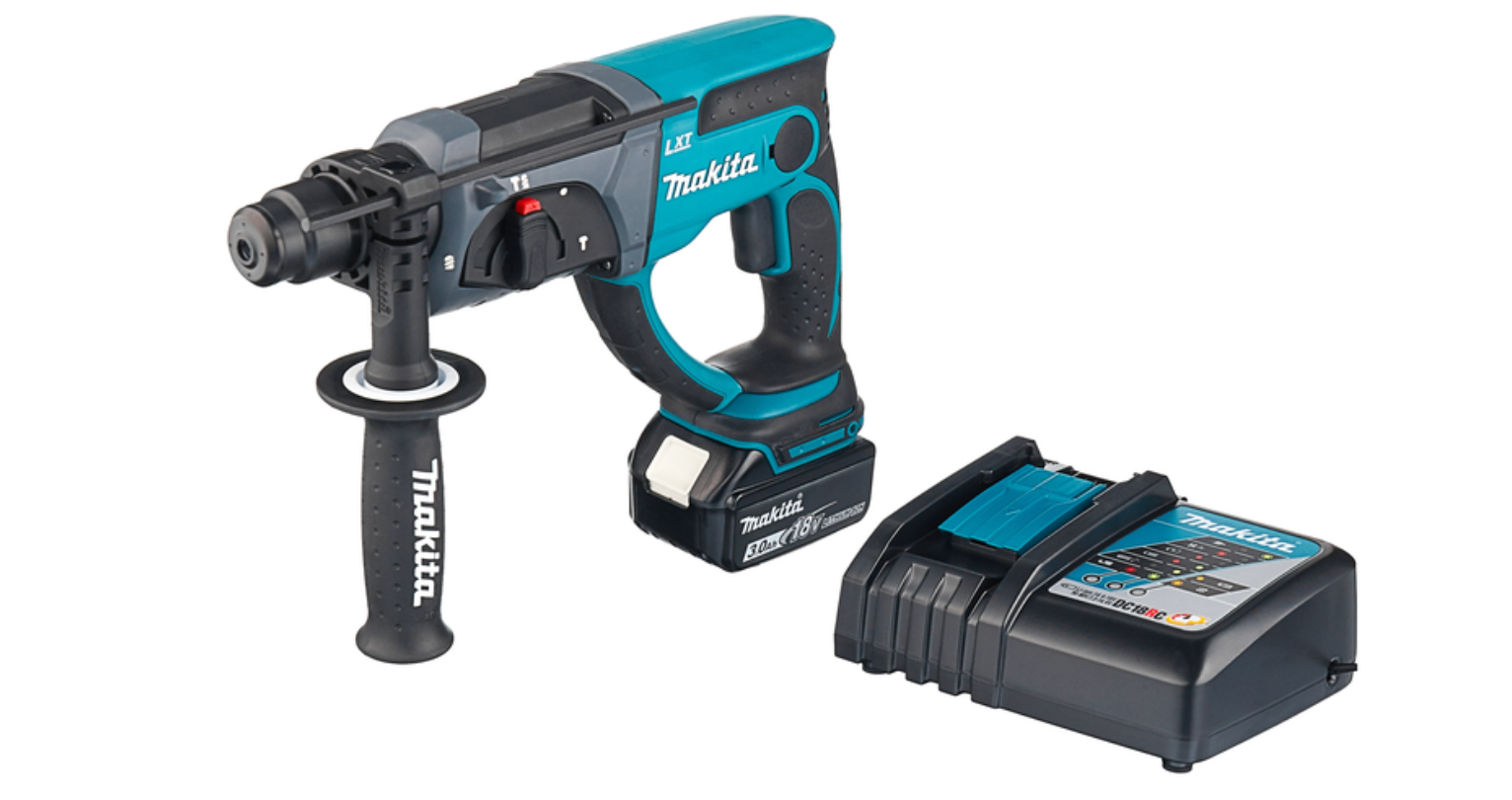 

Перфоратор Makita DHR202RF (с 1-им АКБ, кейс), Перфоратор Makita DHR202RF