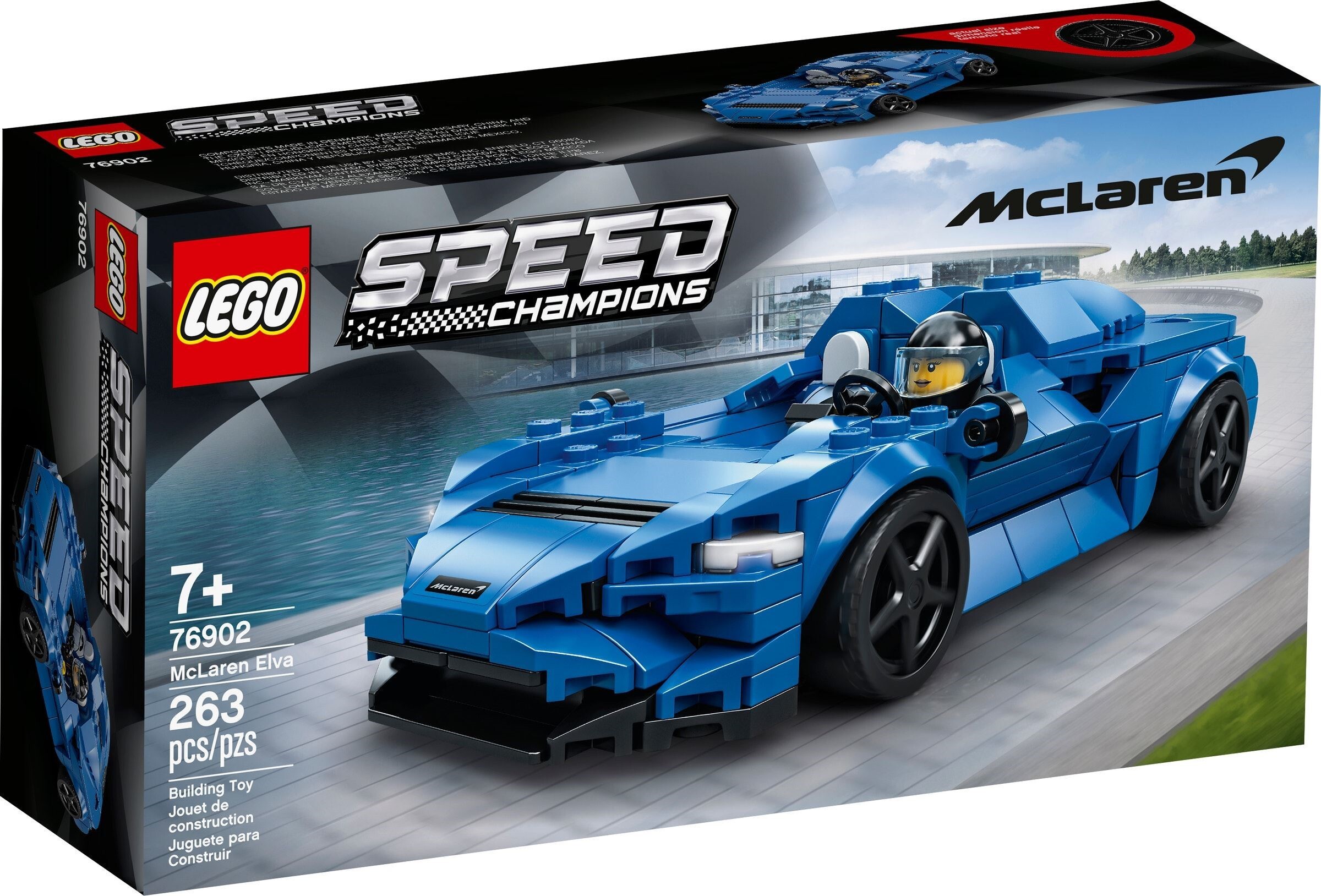 

Конструктор LEGO SPEED CHAMPIONS Спорткар McLaren Elva [76902], Конструктор LEGO SPEED CHAMPIONS Спорткар McLaren Elva 76902