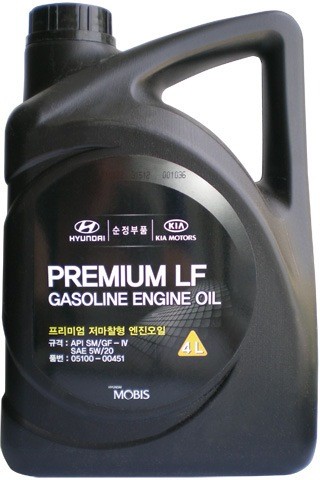

Моторное масло Hyundai/KIA Premium Gasoline 5W20 4л [0510000421], Premium Gasoline 5W20 4л