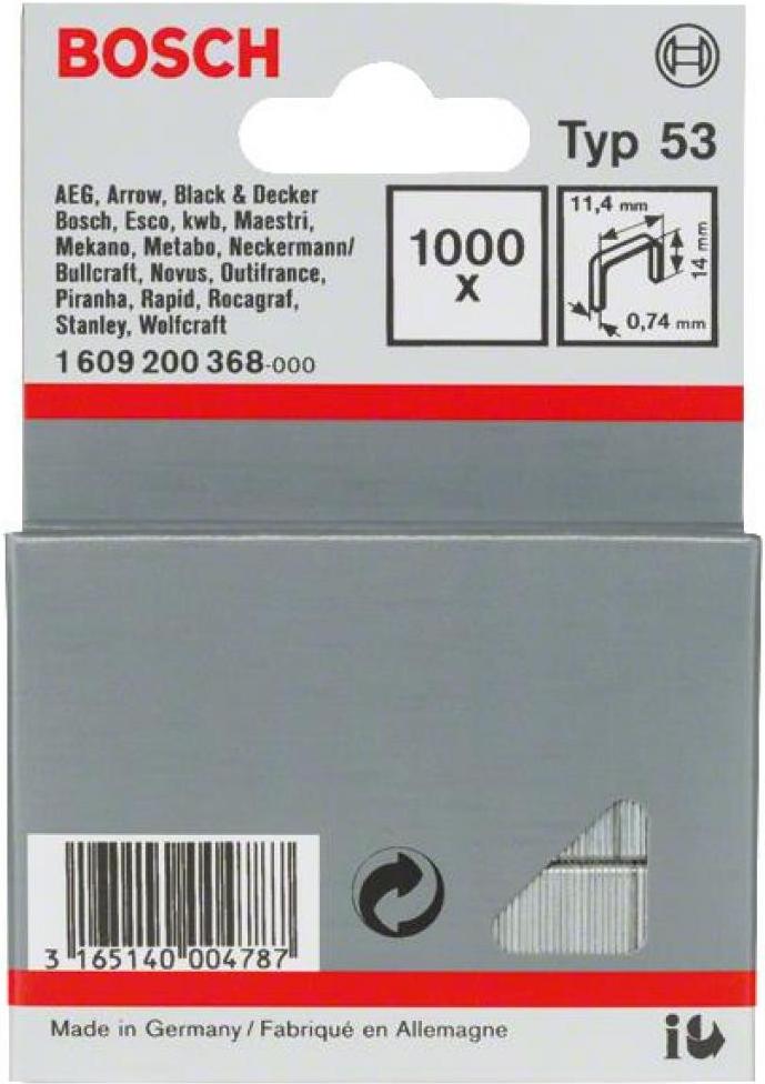 

Скобы Bosch 1.609.200.368, 1609200368