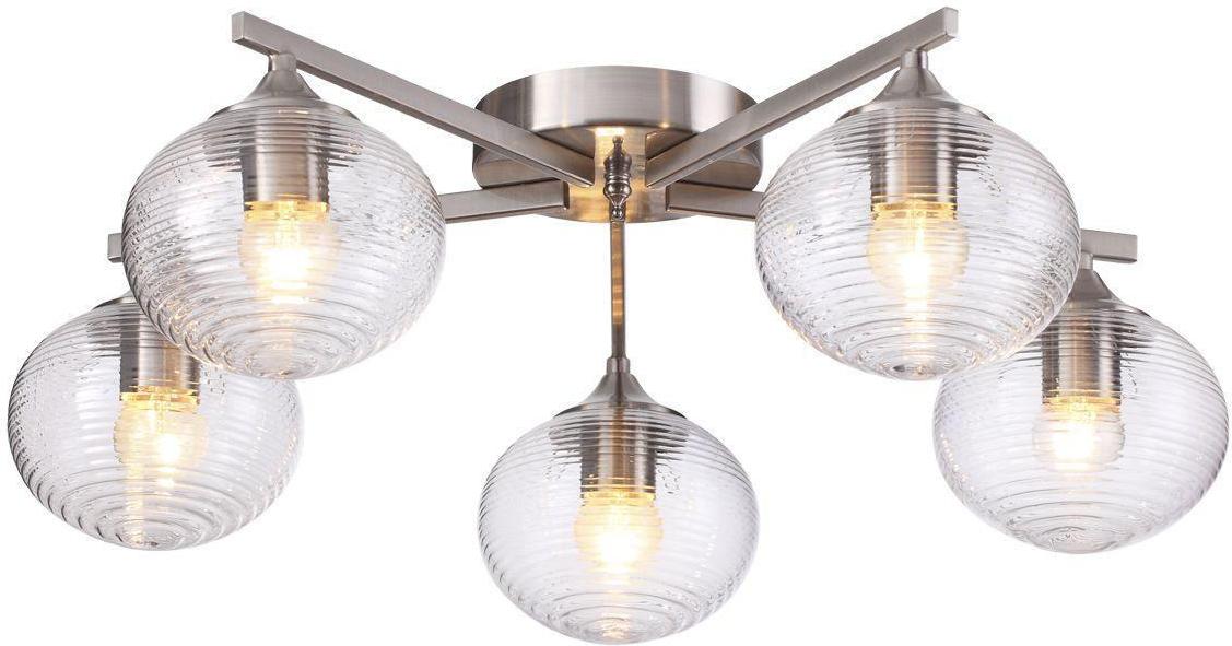 

Накладная люстра Lumion Cooper LN20 159 E27 5*60W 220V никель [4457/5C], Cooper LN20 159 E27 5*60W 220V