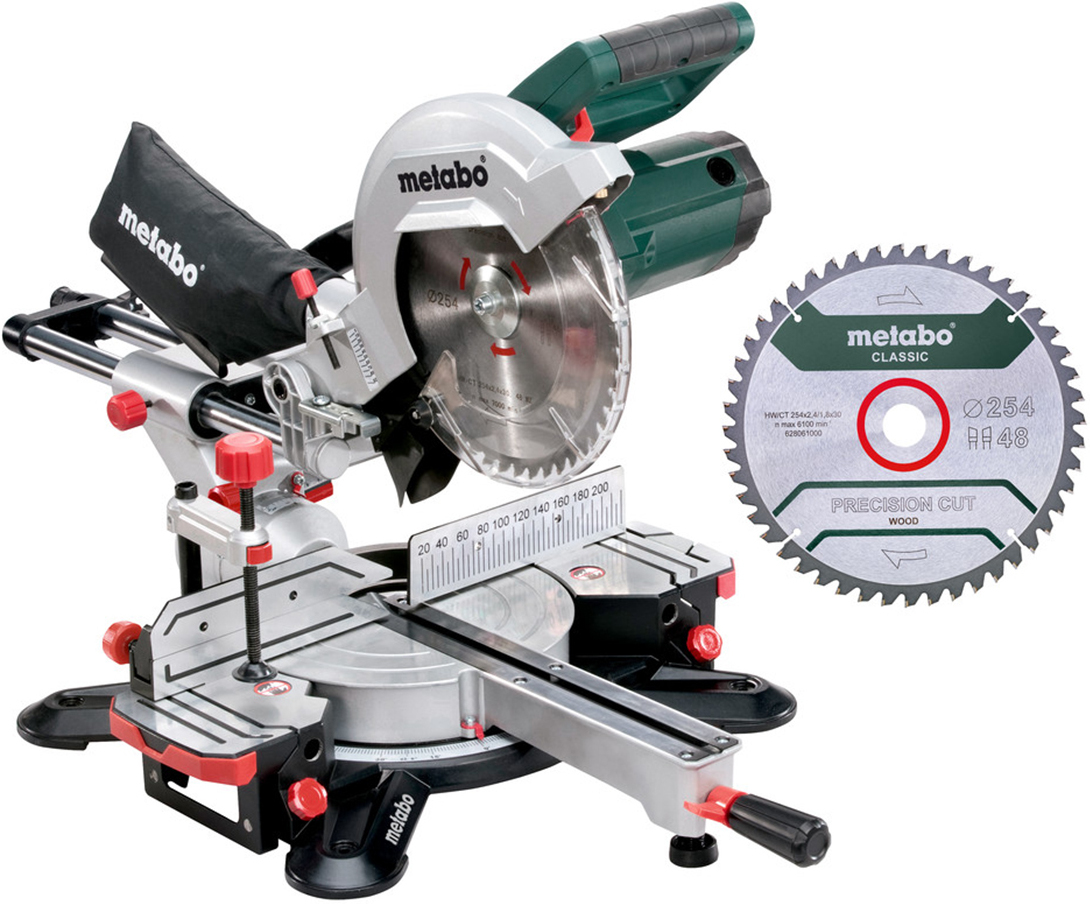 

Торцовочная пила Metabo KGS 254 M (690828000) + пильный диск