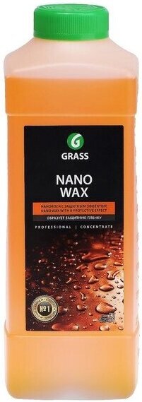 

Воск для кузова Grass Nano Wax / 110253 (1л), Воск для автомобиля Grass Нановоск с защитным эффектом Nano Wax 1L 110253