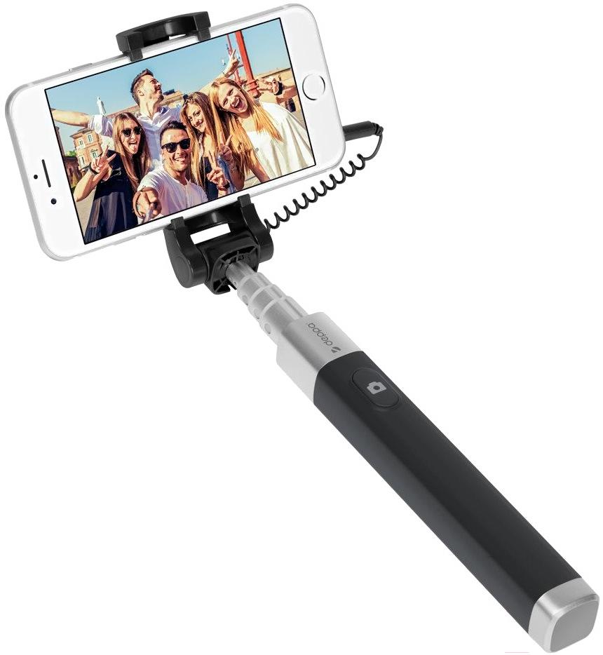 

Монопод для селфи Deppa Selfie Pocket / 45007 (серый), Selfie Pocket