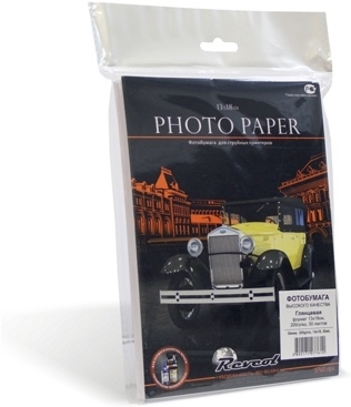 

Глянцевая фотобумага для струйной печати Revcol 200г/м.кв. 50л [127761], Фотобумага Revcol Глянцевая 200 г/м.кв. 13х18 50л 127761