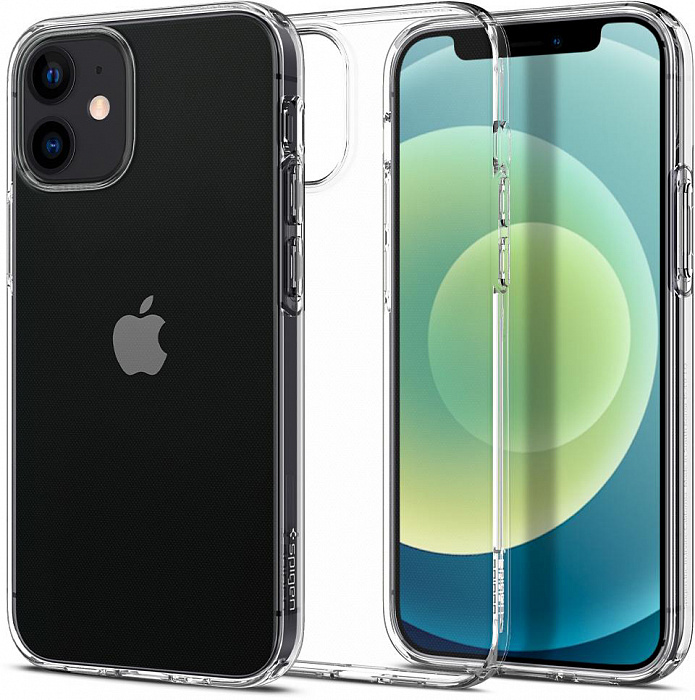 

Чехол для iPhone 12 Mini гелевый ультратонкий Spigen Liquid Crystal прозрачный