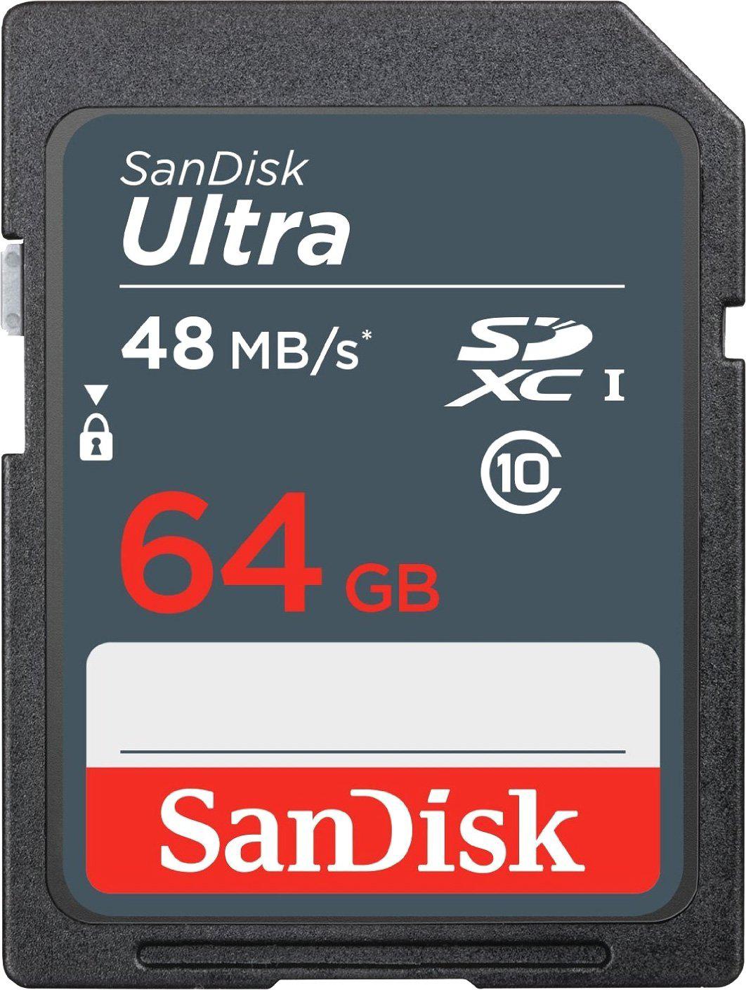

Карта памяти SanDisk Ultra SDXC Class10 64GB [SDSDUNB-064G-GN3IN], Ultra SDXC Class10 64GB