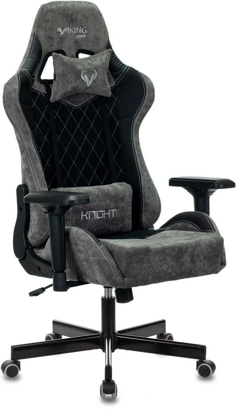 

Геймерское кресло Zombie Viking 7 Knight Fabric черный [VIKING 7 KNIGHT B], Кресло игровое Бюрократ VIKING 7 KNIGHT B FABRIC