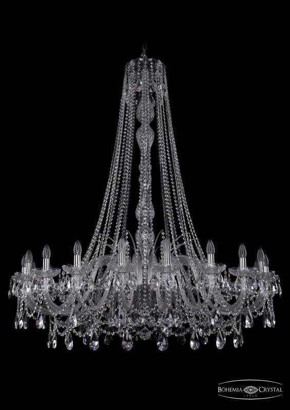 

Подвесная люстра Bohemia Ivele Crystal 1411/20/460/h-151/Ni