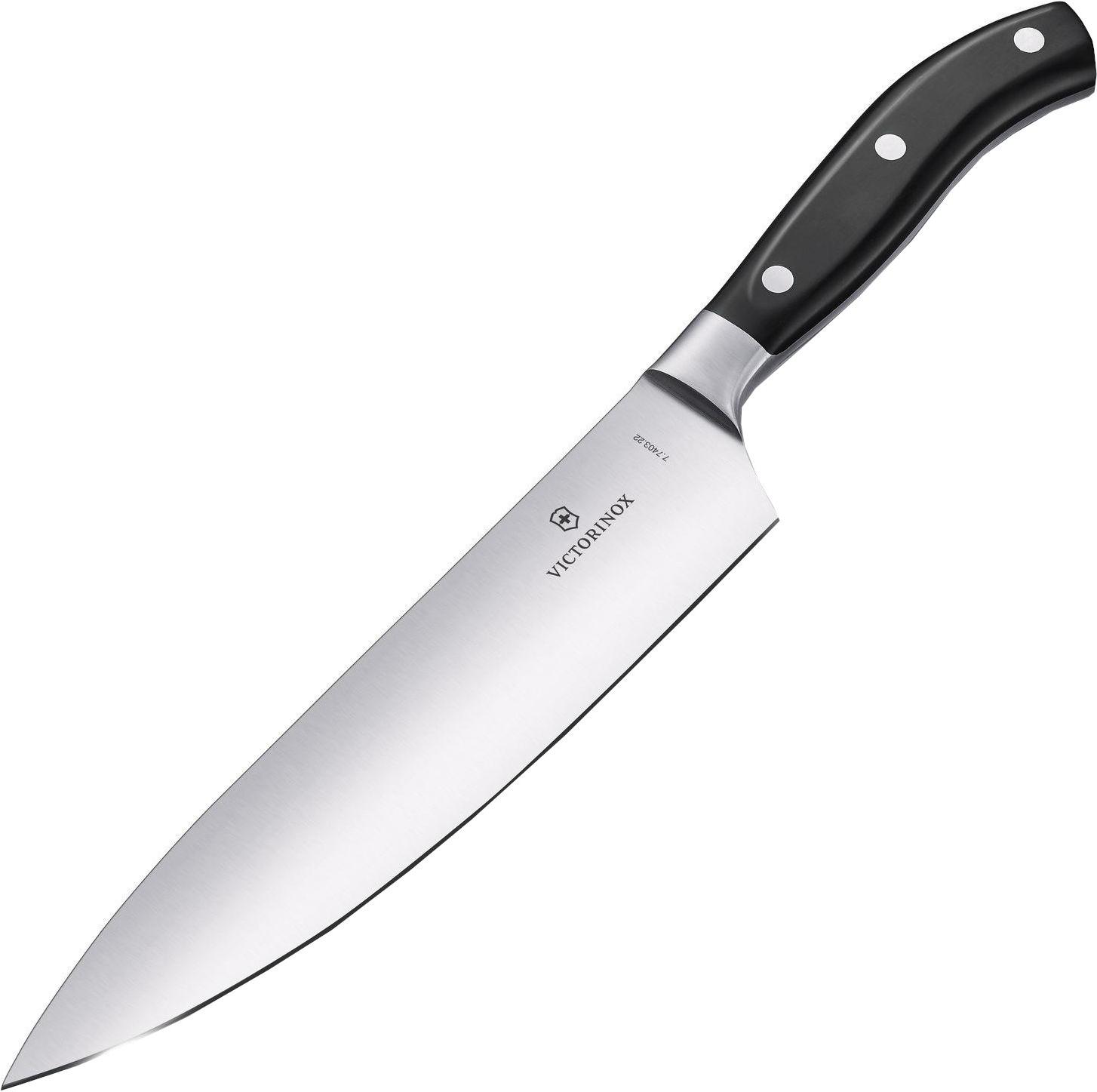 

Кухонный нож Victorinox Grand Maitre универсальный 220мм черный [7.7403.22G], Кухонный нож Victorinox Grand Maitre 7.7403.22G