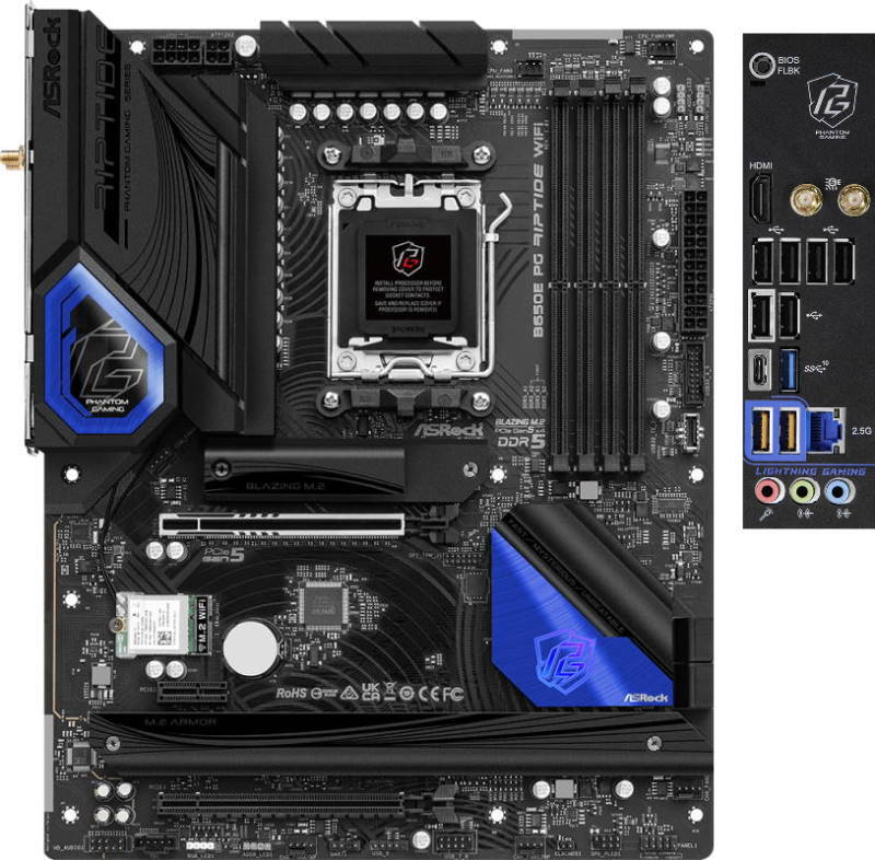 

Материнская плата ASRock B650E PG Riptide WiFi