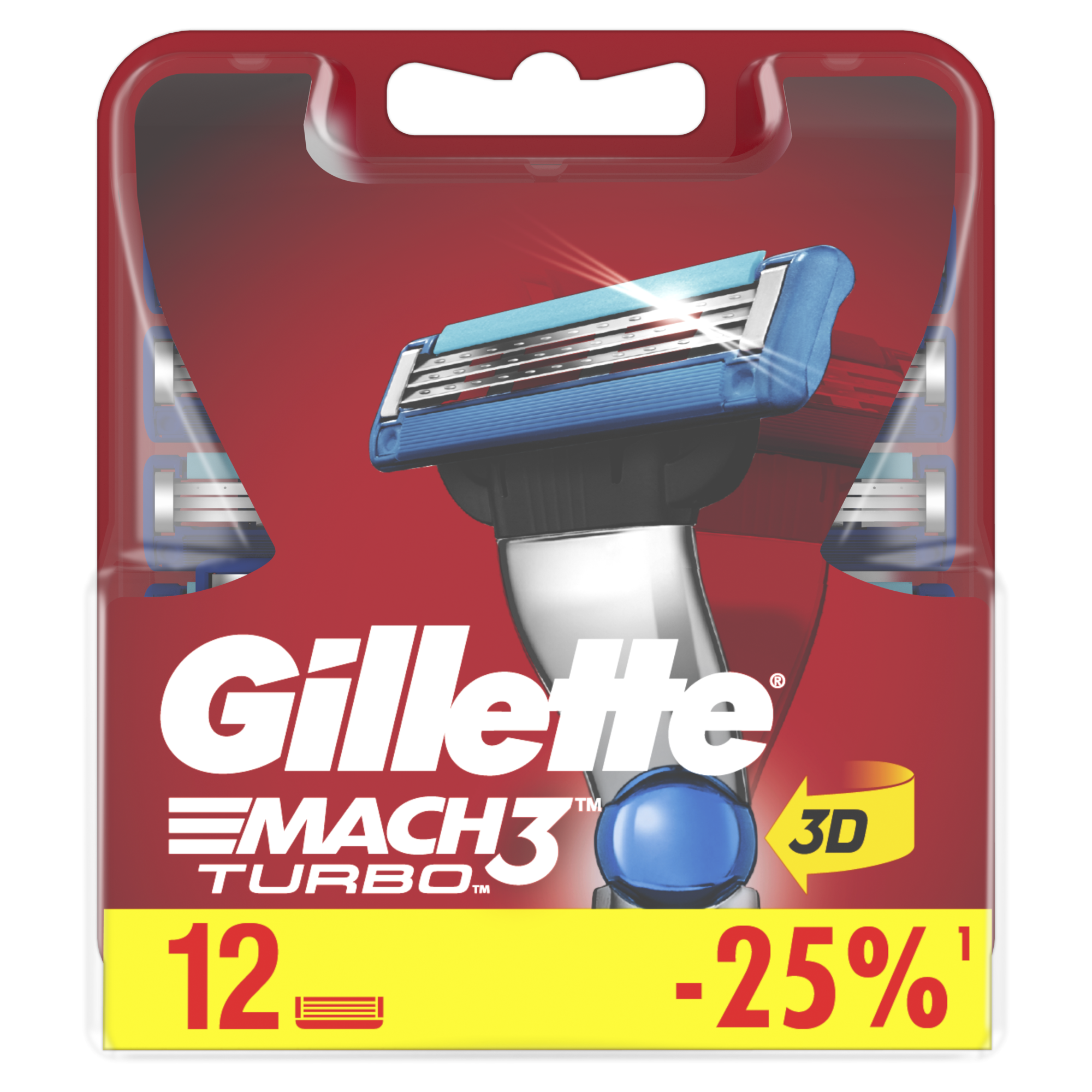

Бритвенный станок, лезвие Gillette MACH3 Turbo 12шт, MACH3 Turbo 12шт