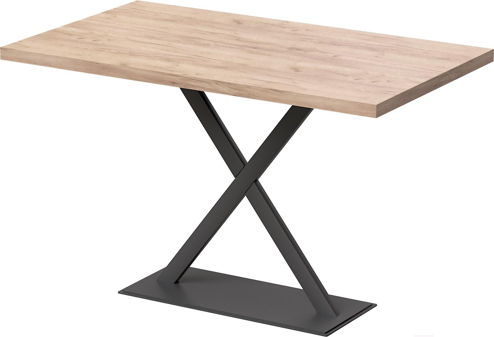 

Стол обеденный Millwood Лофт Харлей Л 160x80x75 дуб табачный Craft/металл черный