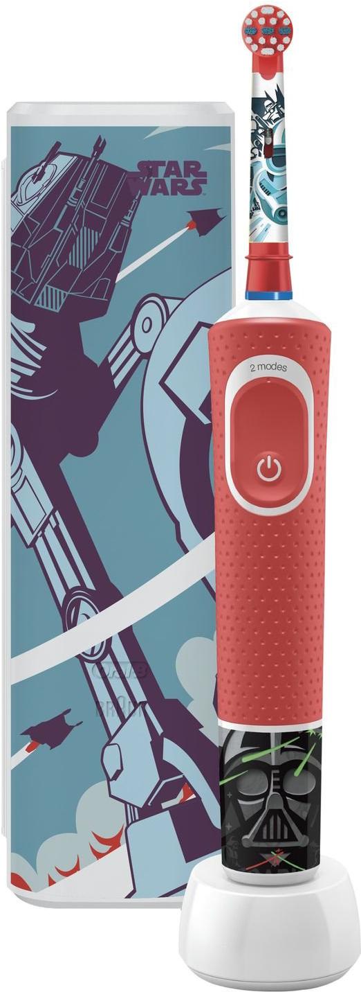 

Электрическая зубная щетка Braun Oral-B StarWars D100.413.2KX красный [80336981], Oral-B StarWars D100.413.2KX