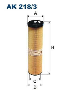

Фильтр воздушный Filtron AK218/3, AK218/3