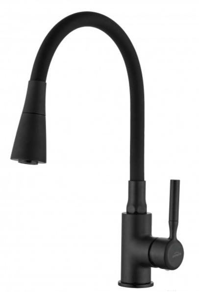 

Смеситель Invena Hula Plus черный [BZ-85-P04-L], Смеситель Invena Hula Plus BZ-85-P04-L черный