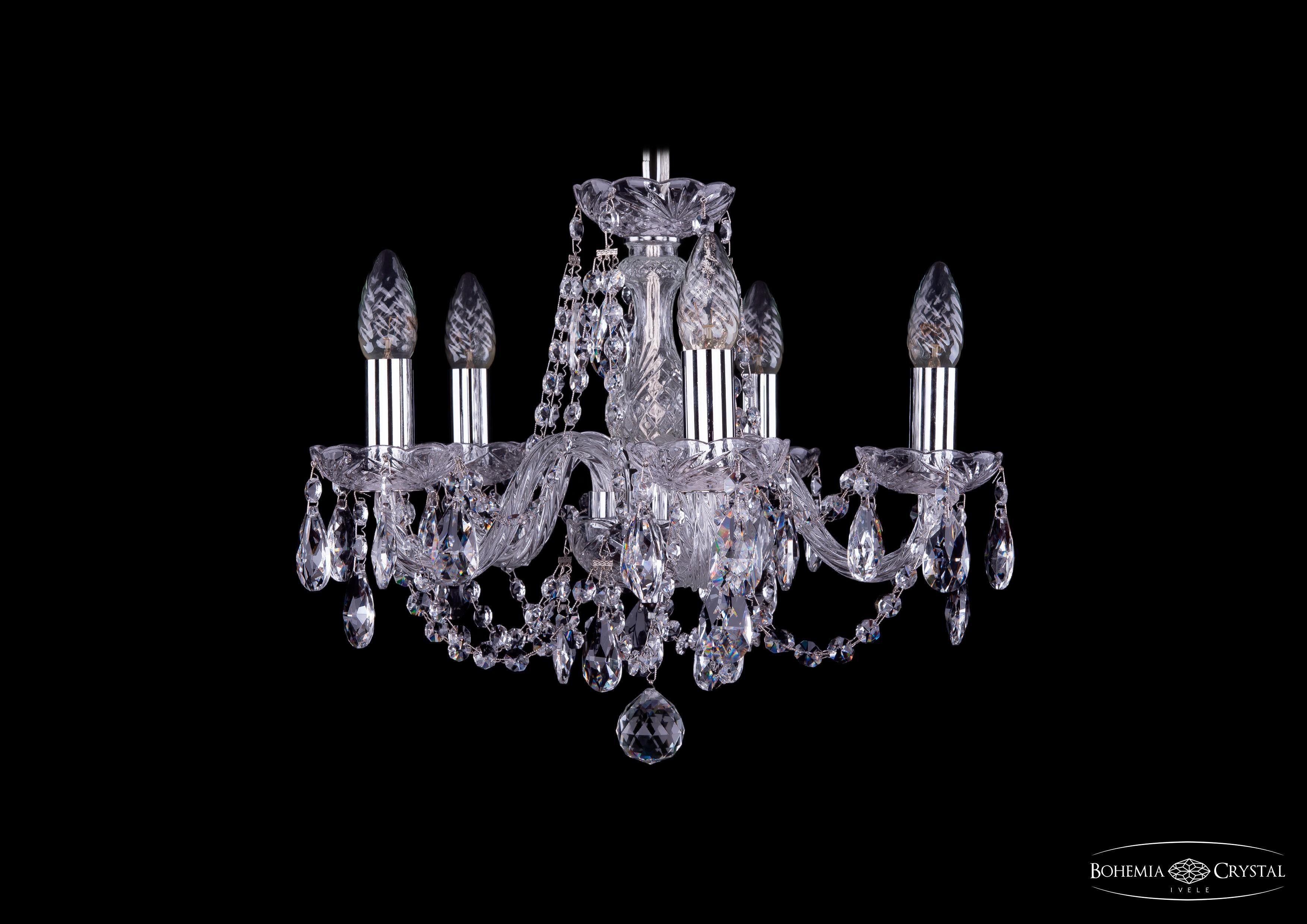 

Подвесная люстра Bohemia Ivele Crystal 1406/5/141/Ni