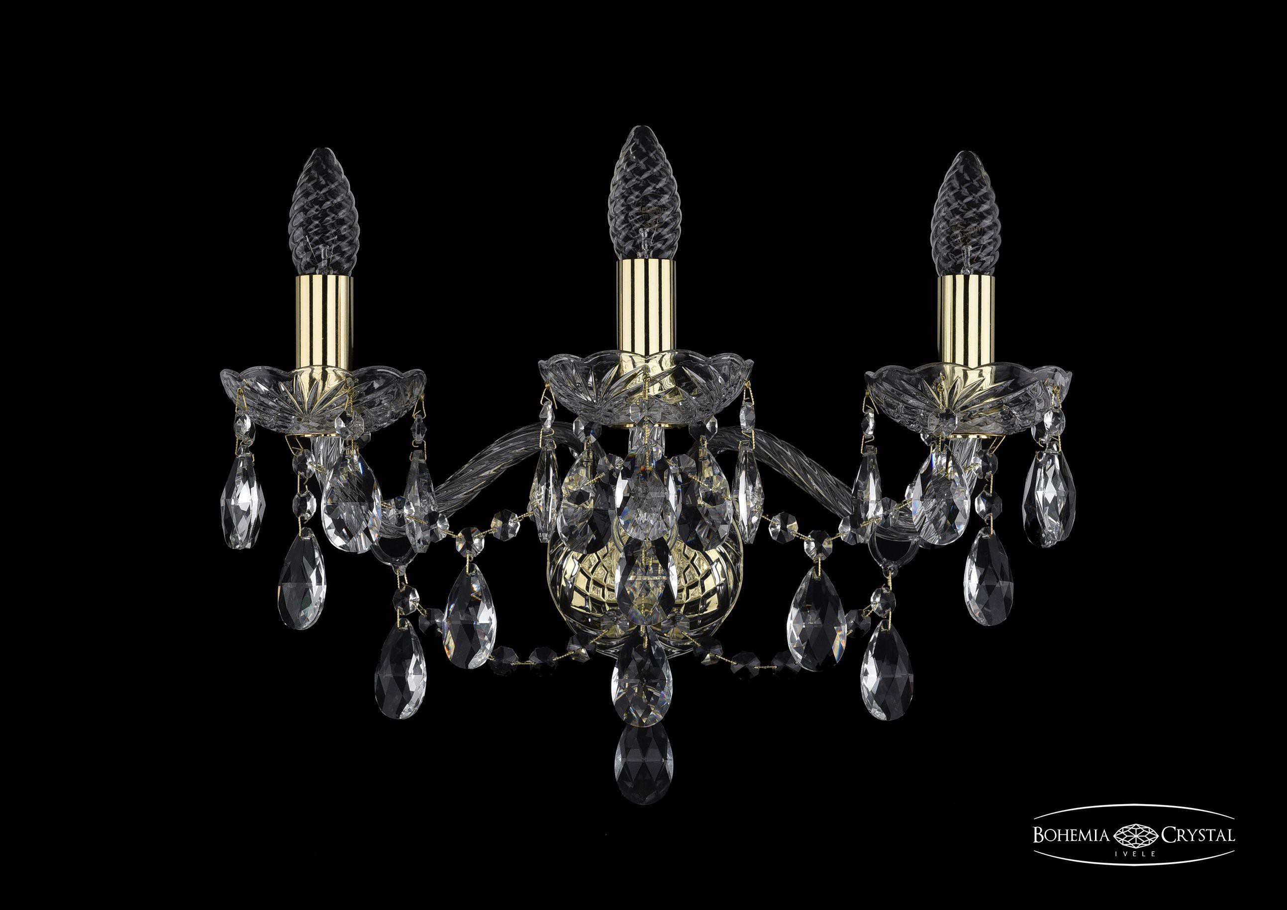 

Подвесная люстра Bohemia Ivele Crystal 1415B/3/165/G, Бра Bohemia Ivele Crystal 1415B/3/165/G