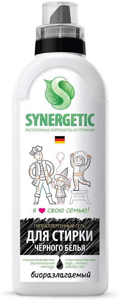 

Гель для стирки Synergetic для черного белья 0,75л (9801010010)