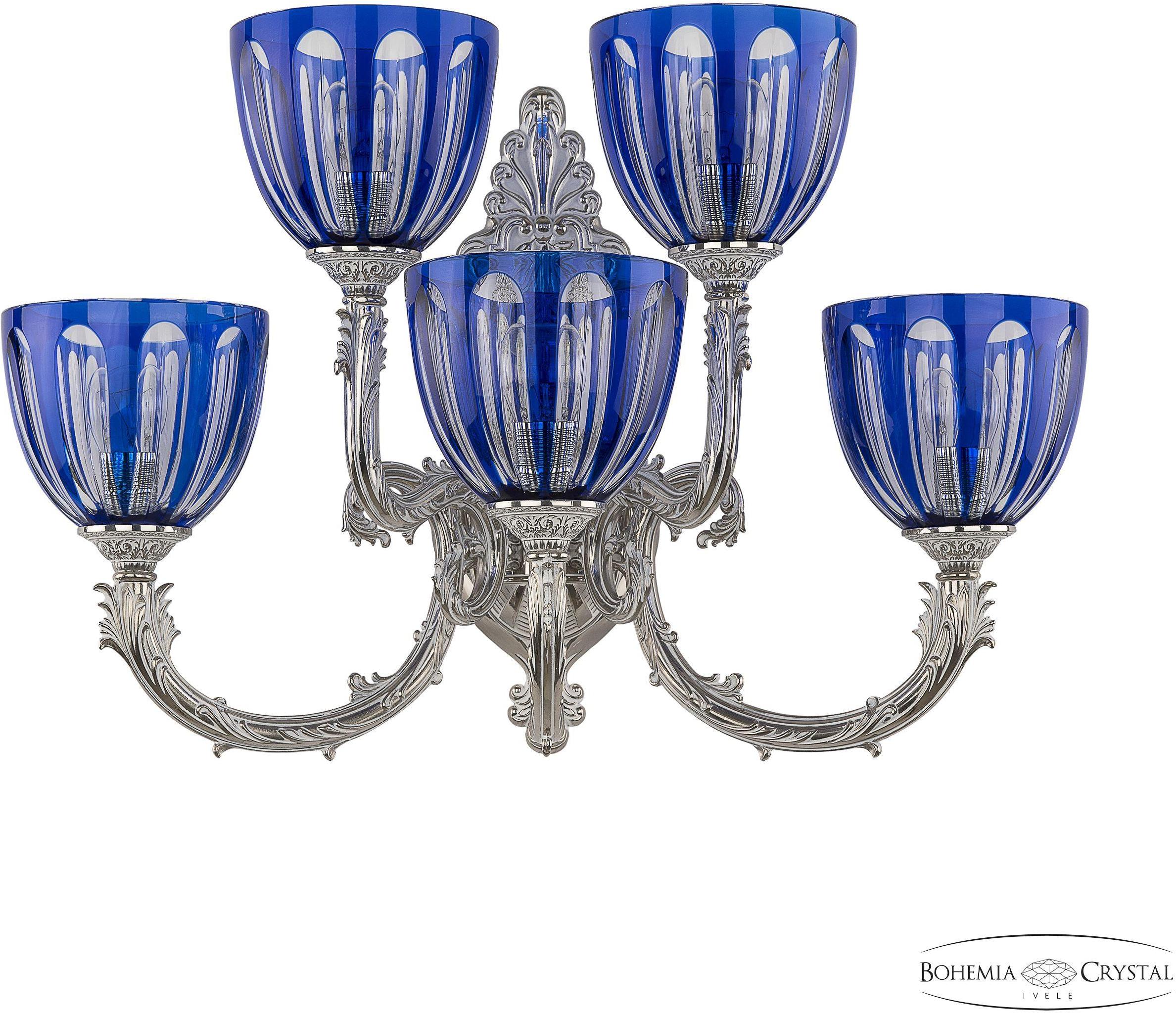 

Подвесная люстра Bohemia Ivele Crystal 7109B15/3+2/210 NW P1 U Clear-Blue/H-1H