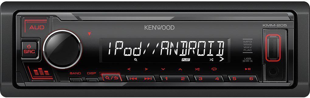 

USB-магнитола Kenwood KMM-205, KMM-205