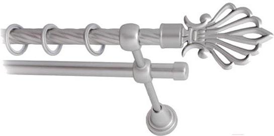 

Карниз Lm Decor Веер 006 2р витой 4м сатин, Веер 006 2р витой 16мм 4.0м