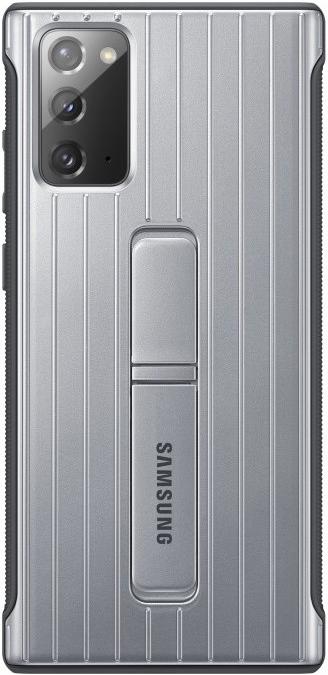 

Чехол для телефона Samsung Protective Standing Cover для Note20 Silver [EF-RN980CSEGRU], Protective Standing Cover для Note20