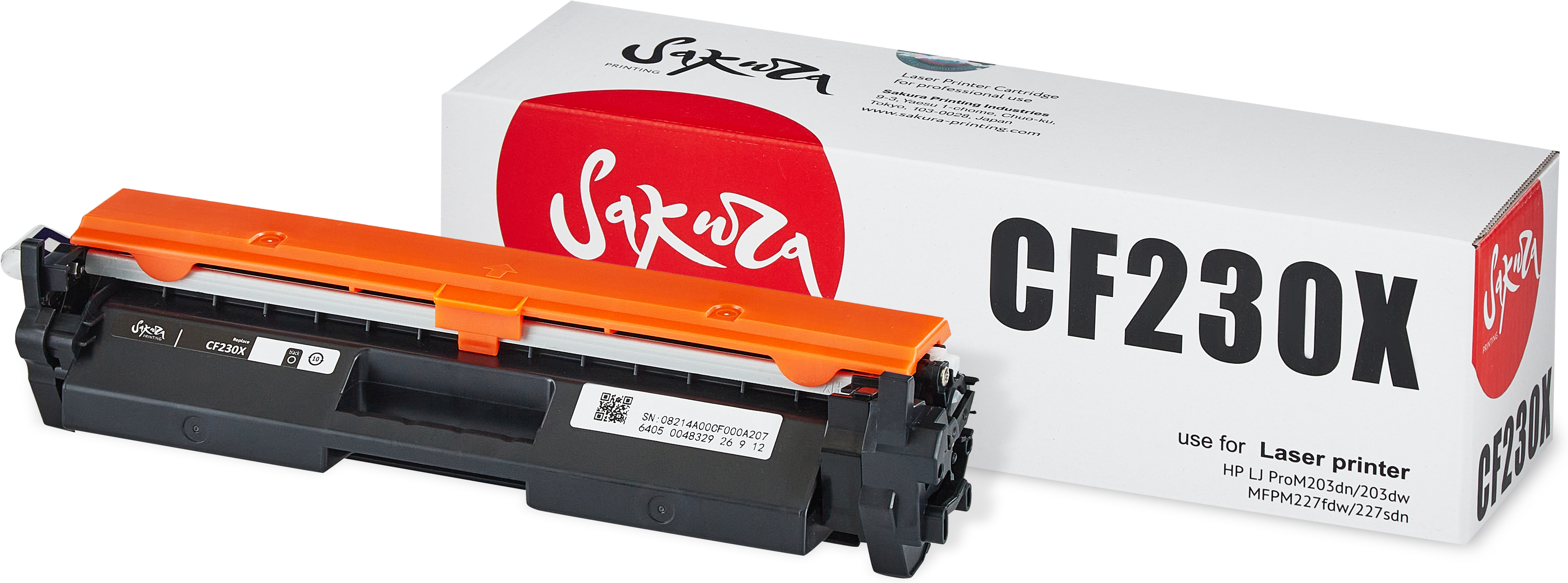 

Картридж для принтера (МФУ) Sakura Printing Совместим с CF230X [SACF230X], Картридж Sakura Printing Совместим с CF230X SACF230X