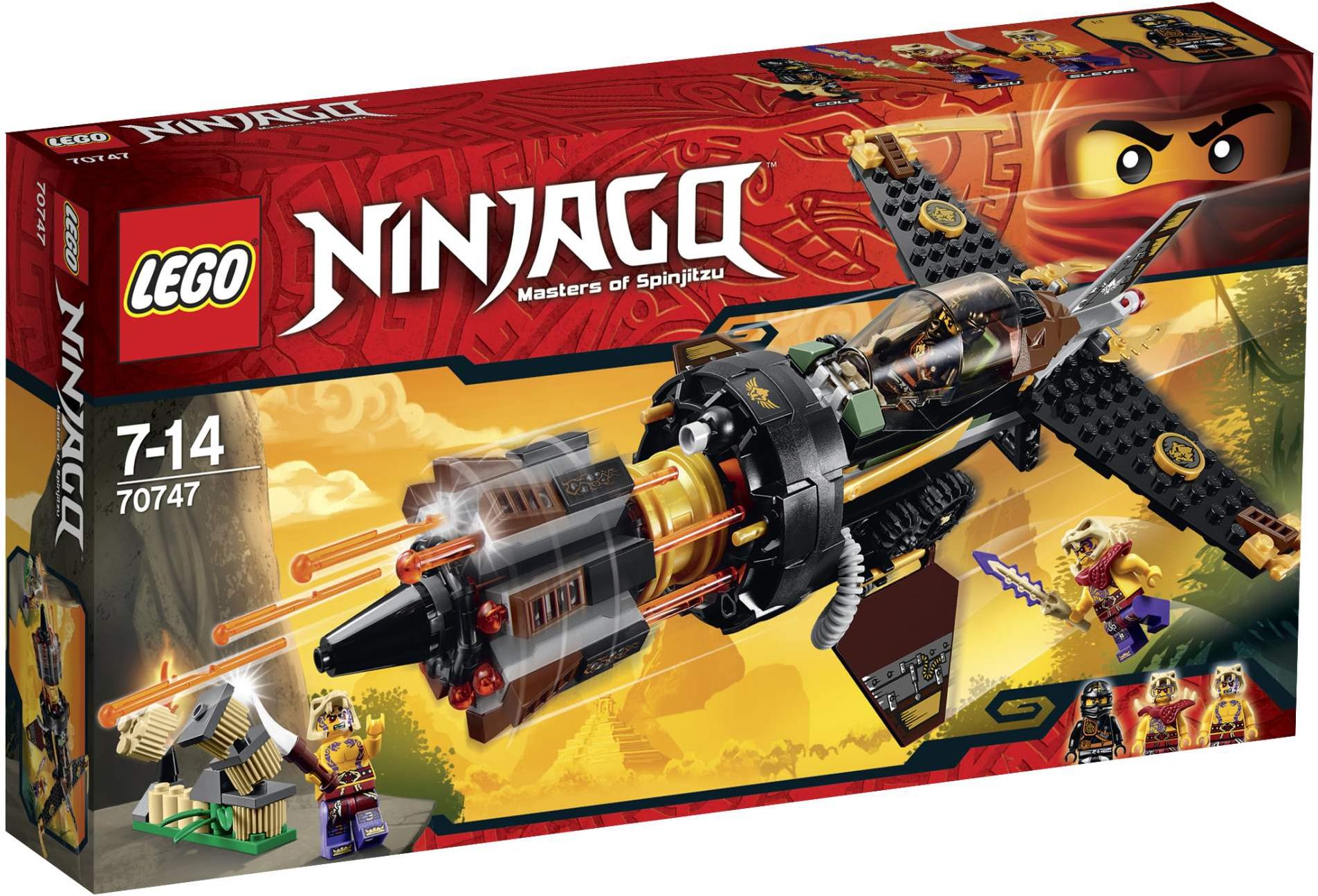 

Конструктор LEGO NINJAGO Скорострельный истребитель Коула [70747], NINJAGO Скорострельный истребитель Коула