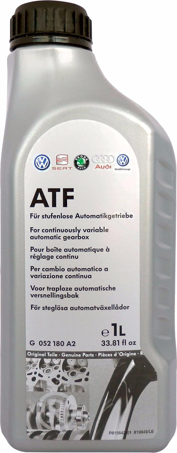 

Трансмиссионное масло VAG ATF Multitronic / G052180A2 (1л), ATF Multitronic 1л