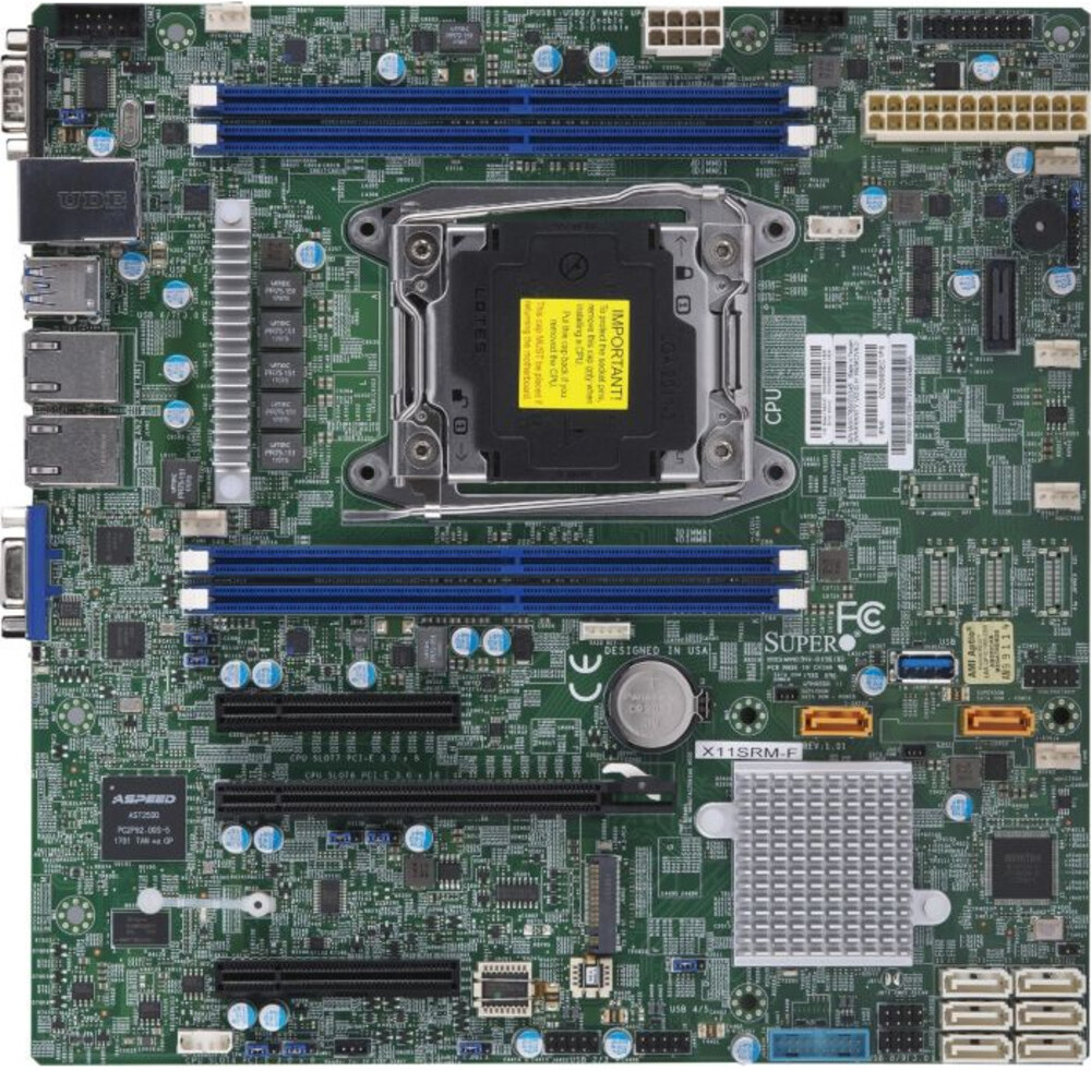 

Материнская плата Supermicro MBD-X11SRM-F-O, Материнская Плата SuperMicro MBD-X11SRM-F-O (Supermicro MBD-X11SRM-F-O (iC422) (4xDDR4))