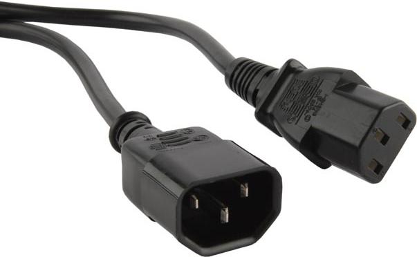 

Кабель для компьютера Hyperline PWC-IEC13-IEC14-1.0-BK, PWC-IEC13-IEC14-1.0-BK