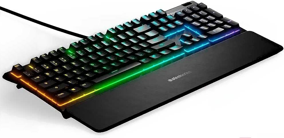 

Клавиатура SteelSeries APEX 3, Клавиатура Steelseries Apex 3 RU черный (64805)