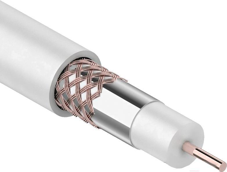 

Кабель Proconnect RG-6U+Cu 75 Ом 100м белый [01-2206], Кабель Proconnect RG-6U+Cu 75 Ом 100м 01-2206 белый