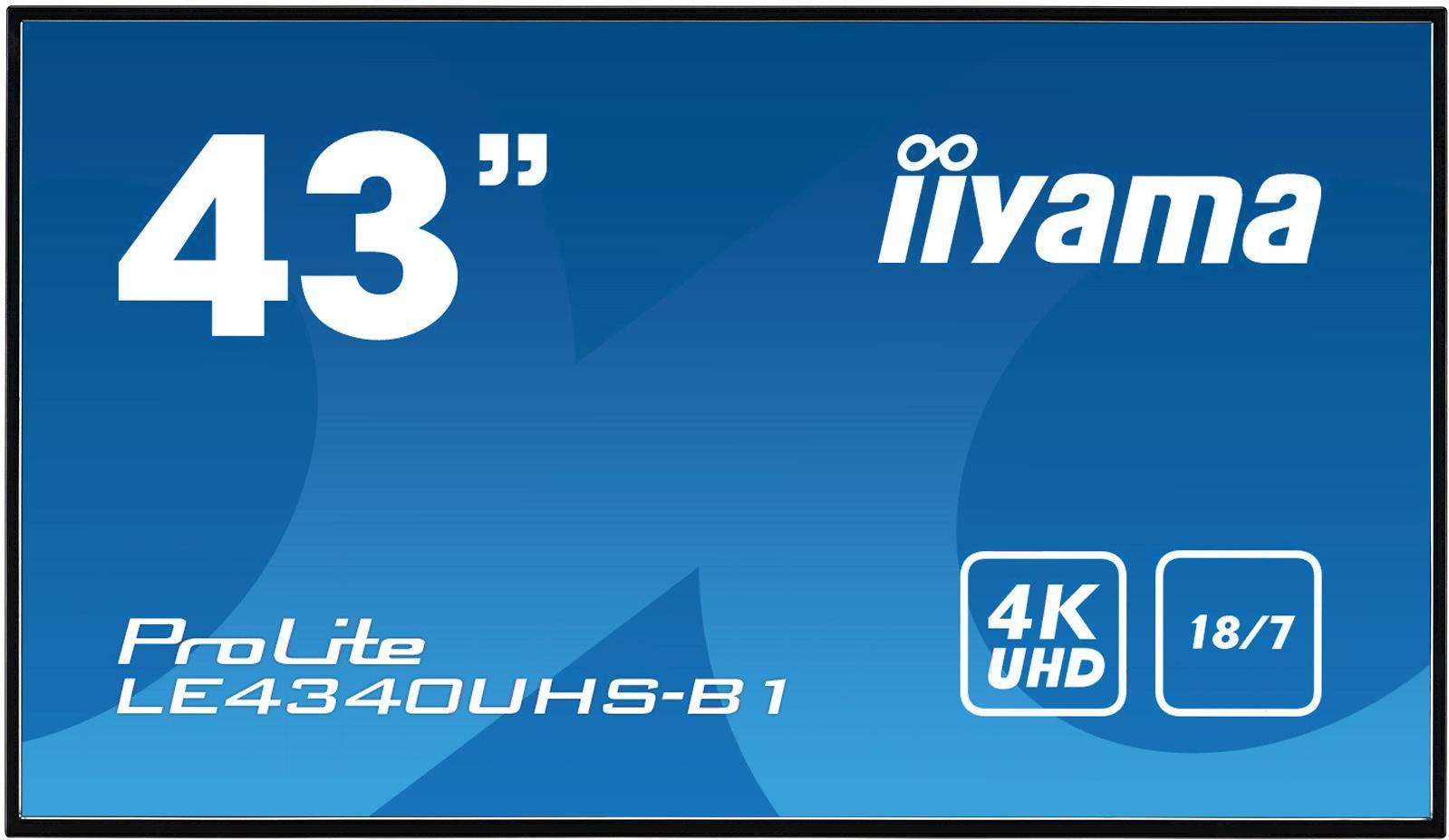 

Монитор Iiyama ProLite LE4340UHS-B1, ProLite LE4340UHS-B1