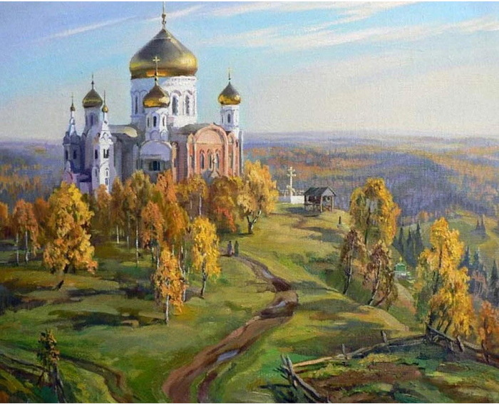 

Алмазная мозаика Darvish Церковь (DV-9565-44)