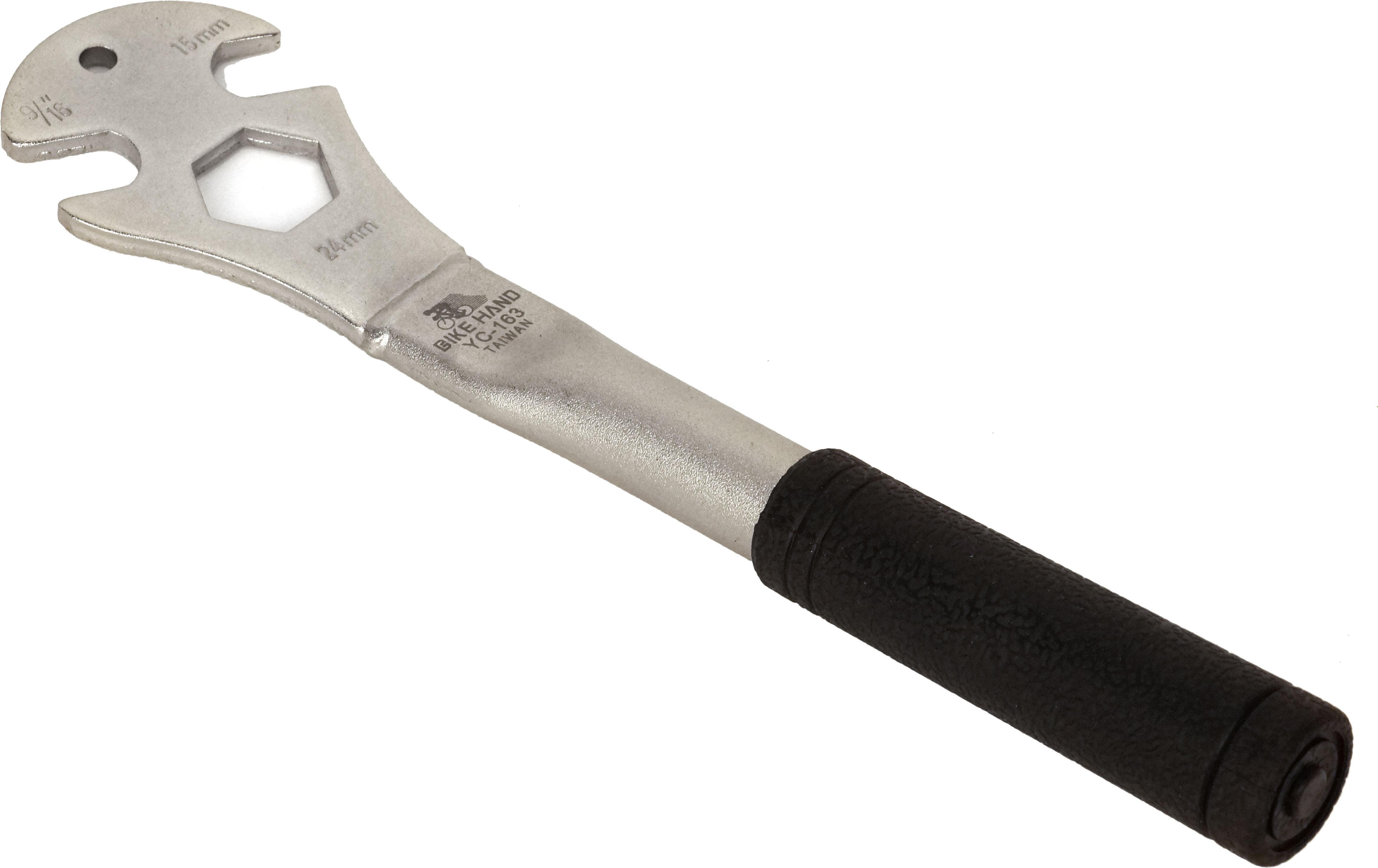 

Педальный ключ BIKE HAND YC-163 профи черный, Педальный ключ YC-163 профи