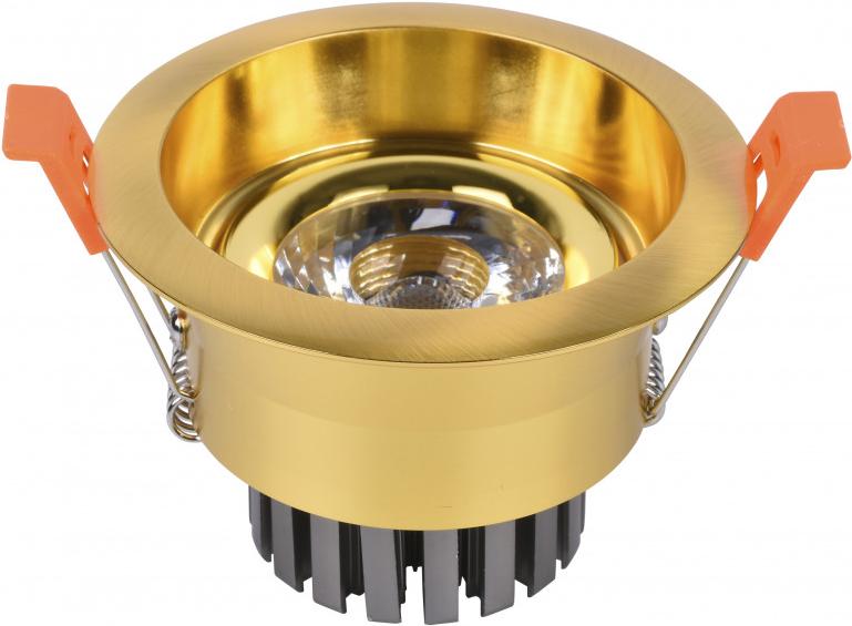 

Встраиваемый точечный светильник KinkLight 2152,33 d9 h7 Led 7W золотой, 2152,33 d9 h7 Led 7W